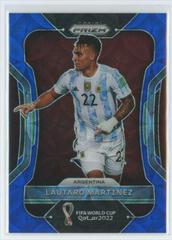 Lautaro Martinez [Choice Blue] Soccer Cards 2022 Panini Prizm World Cup Prices