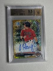 Austin Hays [Gold Shimmer] Baseball Cards 2017 Bowman Chrome Prospects Autographs Prices