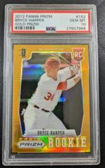 Bryce Harper [Gold Prizm] #152 Baseball Cards 2012 Panini Prizm Prices