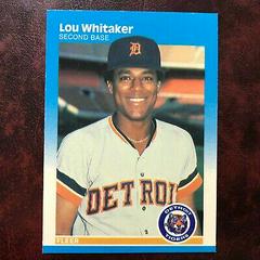 Lou Whitaker #168 Baseball Cards 1987 Fleer Glossy Prices