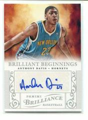 Anthony Davis #5 Basketball Cards 2012 Panini Brilliance Brilliant Beginnings Autographs Prices