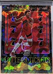 Scottie Barnes [Blue Ice] #4 Basketball Cards 2021 Panini Contenders Optic Lottery Ticket Prices