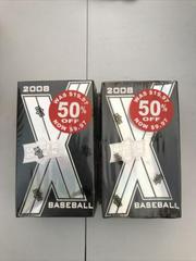 Blaster Box Baseball Cards 2008 Upper Deck X Prices