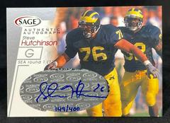 Steve Hutchinson [Silver] Football Cards 2001 Sage Autographs Prices