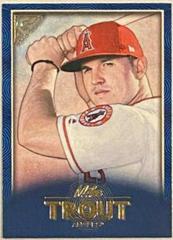 Mike Trout [Blue] Baseball Cards 2018 Topps Gallery Prices