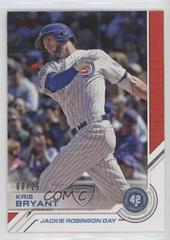 Kris Bryant [Red] #JRD-21 Baseball Cards 2017 Topps Jackie Robinson Day Prices
