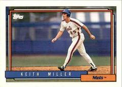 Keith Miller #157 Baseball Cards 1992 Topps Prices