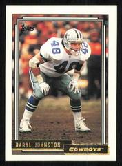 Daryl Johnston Football Cards 1992 Topps Gold Prices