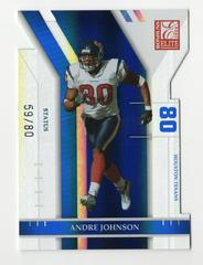 Andre Johnson [Status] #37 Football Cards 2004 Panini Donruss Elite Prices