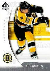Patrice Bergeron Hockey Cards 2005 SP Authentic Prices