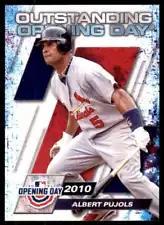 Albert Pujols [Outstanding Opening Day] #OOD-2 Baseball Cards 2021 Topps Opening Day Prices