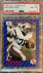 Deatrich Wise Football Cards 1991 All World CFL Prices