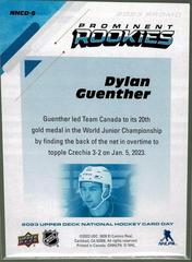 Dylan Guenther #NHCD-9 Hockey Cards 2023 Upper Deck National Card Day Prices