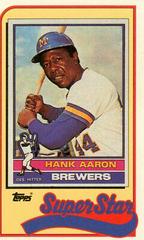 Hank Aaron Baseball Cards 1989 Topps Ljn Baseball Talk Prices