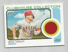 Mike Trout #CCR-MT Baseball Cards 2022 Topps Heritage Clubhouse Collection Relics Prices