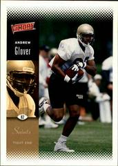 Andrew Glover #118 Football Cards 2000 Upper Deck Victory Prices