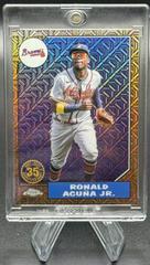 Ronald Acuna Jr. [Orange] #T87C-74 Baseball Cards 2022 Topps Silver Pack 1987 Chrome Prices