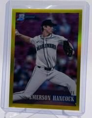 Emerson Hancock [Chrome Prospect Gold] Baseball Cards 2021 Bowman Heritage Prices