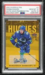 Quinn Hughes [Gold Foil Autograph] #4 Hockey Cards 2021 Ultra Prices