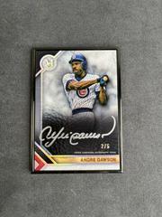 Andre Dawson [Black] #MFA-AD Baseball Cards 2023 Topps Museum Collection Framed Autographs Prices