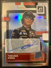 Takuma Koga [Signature Holo] #12 Racing Cards 2023 Panini Donruss NASCAR Optic Prices