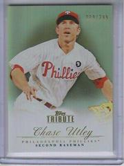 Chase Utley #84 Baseball Cards 2012 Topps Tribute Prices