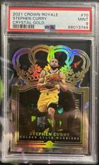 Stephen Curry [Crystal Gold] #70 Basketball Cards 2021 Panini Crown Royale Prices