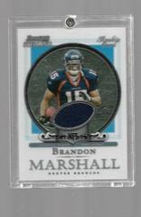 Brandon Marshall [Jersey Refractor] #BS-BM Football Cards 2006 Bowman Sterling Prices