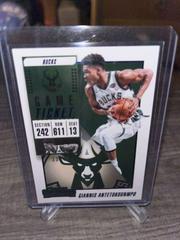 Giannis Antetokounmpo [Game Ticket Blue] #11 Basketball Cards 2018 Panini Contenders Prices