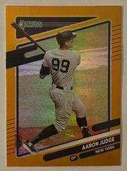 Aaron Judge [Holo Orange] #182 Baseball Cards 2021 Panini Donruss Prices