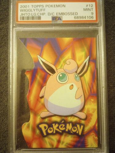 Wigglytuff #12 Pokemon 2001 Topps Johto Champions Die Cut