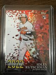 Adley Rutschman [Red] Baseball Cards 2023 Topps 2022 Greatest Hits Prices