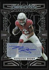 Marquise Brown #2 Football Cards 2023 Panini Obsidian Signature Prices