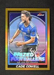 Cade Cowell [Gold] #PF-10 Soccer Cards 2022 Finest MLS Prized Footballers Prices