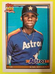 Karl Rhodes #516 Baseball Cards 1991 Topps Tiffany Prices