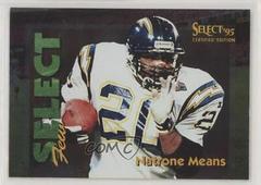 Natrone Means [Parallel 1028] Football Cards 1995 Panini Select Certified Few Prices