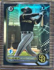 Zayed Salinas [Black Foil] #BPPF-122 Baseball Cards 2022 Bowman 1st Edition Prices