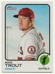 Mike Trout [Team & Name Color Swap] Baseball Cards 2022 Topps Heritage Prices