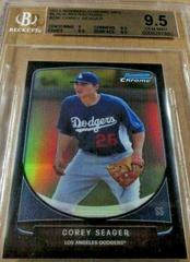 Corey Seager [Black Refractor] Baseball Cards 2013 Bowman Chrome Mini Prices