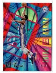 Joel Embiid [Red Laser] Basketball Cards 2020 Donruss Power in the Paint Prices