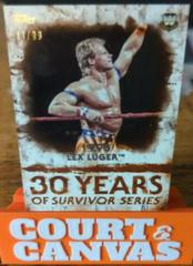 Lex Luger [Orange] #SS-7 Wrestling Cards 2018 Topps WWE Undisputed 30 Years of Survivor Series Prices