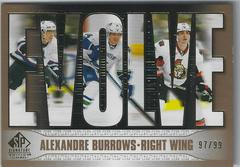 Alexandre Burrows [Gold] Hockey Cards 2020 SP Signature Edition Legends Evolve Prices