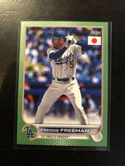 Freddie Freeman [Jade Green] Baseball Cards 2022 Topps Japan Edition Prices