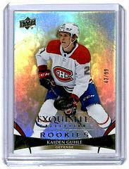 Kaiden Guhle [Gold] #R-KG Hockey Cards 2022 Upper Deck Black Diamond Exquisite Collection Rookies Prices