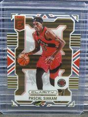 Pascal Siakam [Gold] #30 Basketball Cards 2022 Panini Donruss Elite Clarity Prices