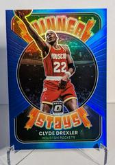 Clyde Drexler [Blue] #15 Basketball Cards 2021 Panini Donruss Optic Winner Stays Prices