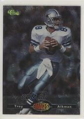 Troy Aikman #105 Football Cards 1994 Classic Images Prices