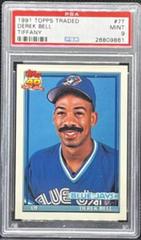 Derek Bell Baseball Cards 1991 Topps Traded Tiffany Prices