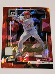 Mike Trout [Red Ice] #157 Baseball Cards 2022 Panini Donruss Optic Prices