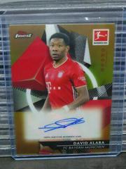 David Alaba [Gold Refractor] Soccer Cards 2020 Topps Finest Bundesliga Autographs Prices